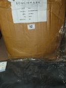 *20 Pairs of Bench Mark Elephant Grey Working Trousers Size 52 Tall