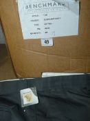 *19 Pairs of Bench Mark T26 Elephant Grey Working Trousers Size 48 Tall