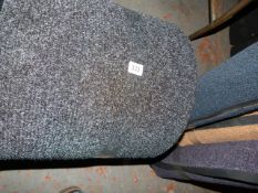 Grey Corded Carpet Runner