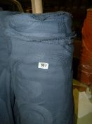 1 Roll of Self Patterned Blue Upholstery Fabric