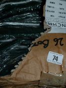 *Box containing 20 Pairs of Bench Mark T26 Bottle Green Size 34 Regular Working Trousers