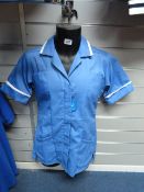 *Blue Care Workers Top on Torso Body