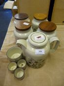 Hornsea Pottery Jars - Coffee Pot etc