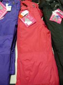 *2 Pairs of Zip off  Suspender Pants M & S