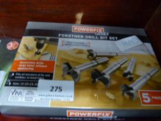 Set of Powerfix Forstner Drill Bits