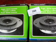 Pair of Realistic Tweeters