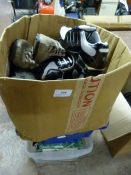 Box of Designer Trainers - Assorted Hand Tools - Wood Planes etc