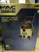 *Macallister Wet & Dry 1400w Vacuum