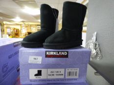 *Kirkland Sheepskin Boots - Black Size 9
