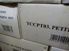 *BB Victoria Cloakroom Wash Hand Basin with Pedestal