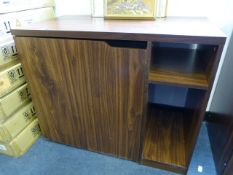 Seattle Hideaway Desk in Walnut Effect