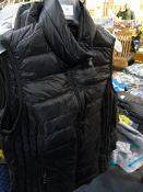 *2 Small Black Padded Waistcoats