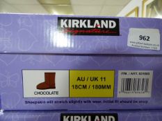 *Kirkland Sheepskin Boots - Chocolate Size 11