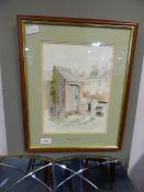 Framed Water Colour - Hurry Up Dad