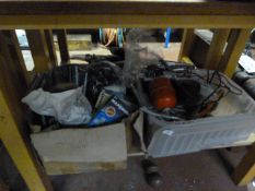 2 Boxes containing Tools - Computer Games etc