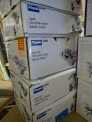 *5 Sets of Plumsure Bath and Basin Taps complete with Wastes