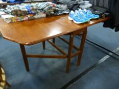 Teak Drop Leaf Dining Table