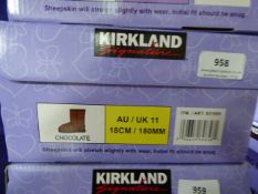 *Kirkland Sheepskin Boots - Chocolate Size 11