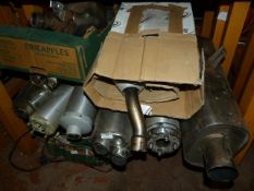Assorted Motorcycle & Car Silencers & Exhaust Systems