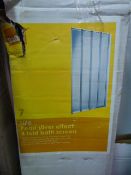 *Fully Framed Bath Screen - Pearl Silver