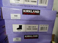 *Kirkland Sheepskin Boots - Black Size 9