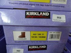 *Kirkland Sheepskin Boots - Chocolate Size 11