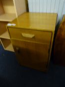 Light Oak Stag Bedside Cabinet