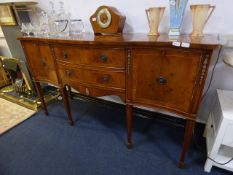 Walnut Veneered Sideboard