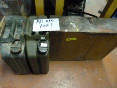 Early Joiners Tool Box & 2 x 20L Jerry Cans