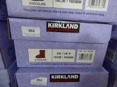 *Kirkland Sheepskin Boots - Chocolate Size 9
