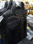 *2 Small Black Padded Waistcoats