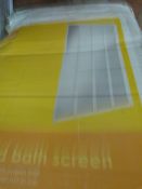 *White 4 Fold Bath Screen