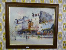 Oil on Canvas - Moulin Rouge