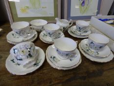 Floral Patterned Part Tea Set