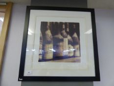 Framed Print Depicting Wine