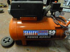 Sealey 50L Single Phase Compressor