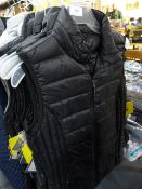 *Small Black Padded Sleeveless Wait Coat