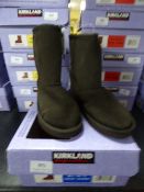 *Kirkland Sheepskin Boots - Chocolate Size 13