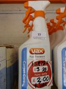 *11 x 500ml of Vax Post Treatment for Carpets and Upholstery