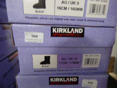 *Kirkland Sheepskin Boots - Black Size 10