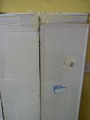 *Amazon 2 Panelled Radius Bath Screen