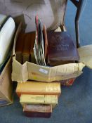Box containing Set of Dickens Books - Bible & Others