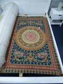 Hand Woven Vintage French Tapestry