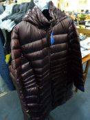 *Lady's Large Burgundy Padded Coat