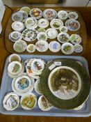 2 Trays containing Trinket Dishes