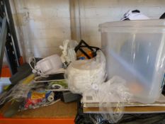 *Mixed Lot containing Hand Shears - Foot Pumps - Hand Wipes - Buckets - Self Adhesive Floor Tiles