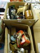 2 Boxes containing Pot Dog - Glassware etc