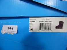 *Navy Khombu Children's Boots Size 2