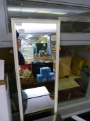 White Framed Wall Mirror