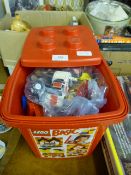 Tub of Lego & Toy Cars